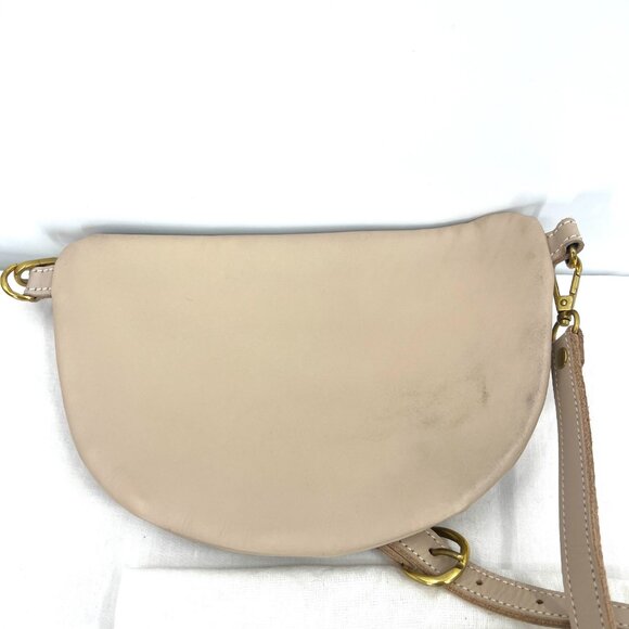 Abby Alley Sling Bag in Light Beige Gardenia with Additional Strap - Picture 4 of 7